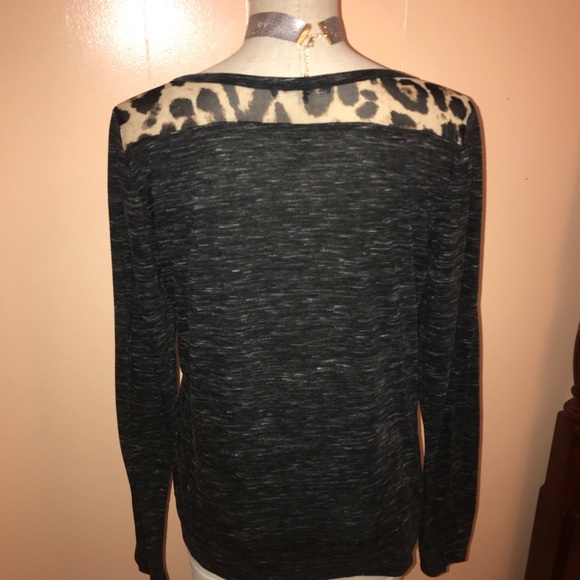 Long Sleeve Miss Me T with sequins/floral/cheetah - Picture 4 of 7